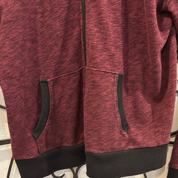 Express maroon hoodie size large men’s - Picture 3 of 5